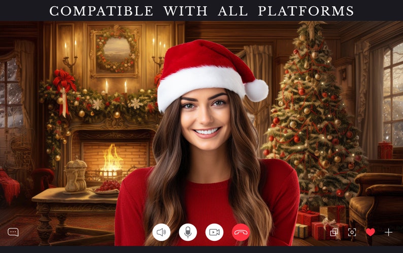 Animated Background Christmas, Cozy Christmas Animated Background