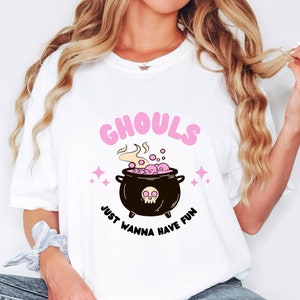 Ghouls Just Wanna Have Fun Mommy and Me Fall Clothing Halloween Fall Mommy and Me Outfits Mommy and Me Halloween Shirts for Women Kids