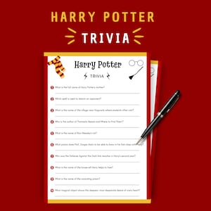 Enchanted Wizard Trivia Game: Fantasy Quiz, Group Fun (Digital Download)