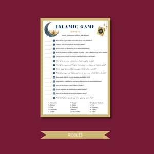 5 Games Islamic Bundle, Printable Islamic Family Games, Fun Islamic ...