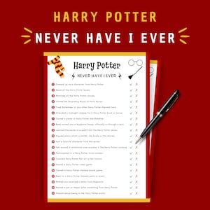 Wizard Never Have I Ever Game: Magical Party Icebreaker (Digital Download)