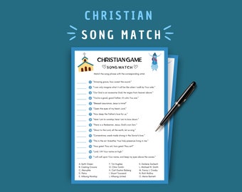 Christian Song Match Game: Faith-Based Music (Digital Download)