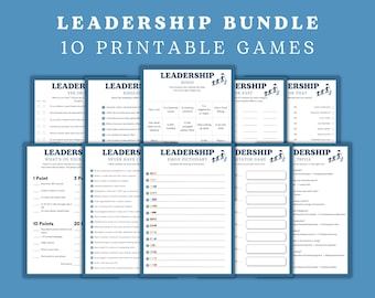 Leadership Games Bundle: 10 Printable Team-Building Activities (Instant Download)