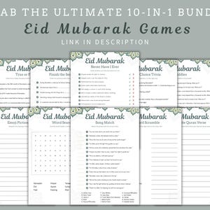 Eid Mubarak Never Have I Ever Game: Islamic Family Fun (digital ...