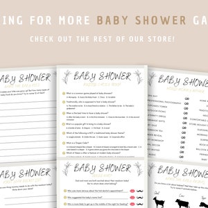 Guess Who Baby Shower Game Printable Instant Download Fun Activity ...