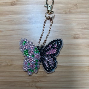 Butterfly Keychain - Diamond Art