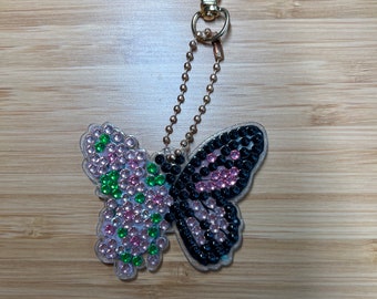 Butterfly Keychain - Diamond Art