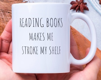 Book lovers coffee mug, gifts for readers, gifts for bookworms - book club gifts for lovers of reading, gifts for literature lovers, funn...
