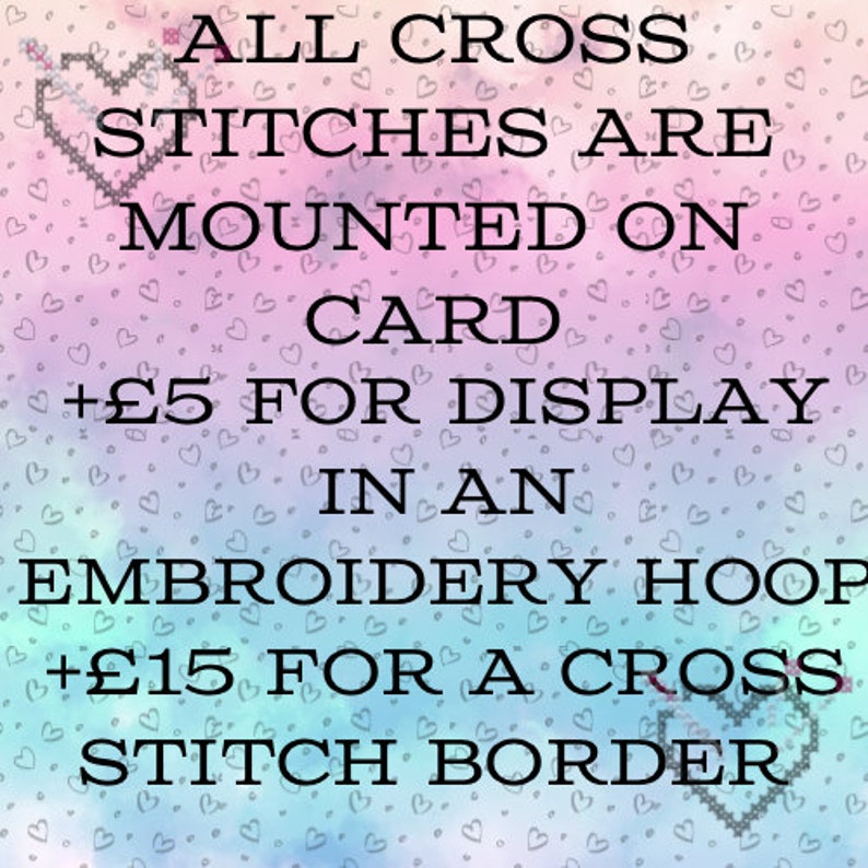 Traditional Handmade Custom Cross Stitch Etsy