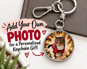 Personalized Photo Keychain from Whisker Wishes USA