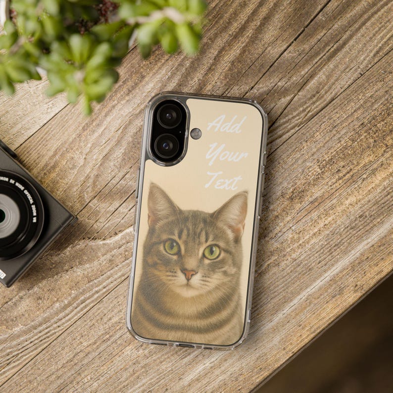 Funda personalizada para móvil con retrato de mascota, funda para subir fotos de perros y gatos, carcasa personalizada para iPhone, funda protectora de TPU, regalo para amantes de las mascotas imagen 10