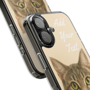 Funda personalizada para móvil con retrato de mascota, funda para subir fotos de perros y gatos, carcasa personalizada para iPhone, funda protectora de TPU, regalo para amantes de las mascotas imagen 8