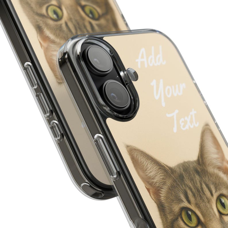 Funda personalizada para móvil con retrato de mascota, funda para subir fotos de perros y gatos, carcasa personalizada para iPhone, funda protectora de TPU, regalo para amantes de las mascotas imagen 8