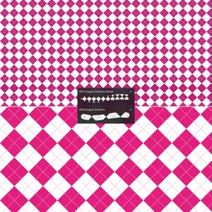 May include: A seamless pattern of pink and white diamonds. The pattern is repeated throughout the image. The text "EFD Argyle Pattern Small" and "EFD Argyle Pattern" is visible in the image.