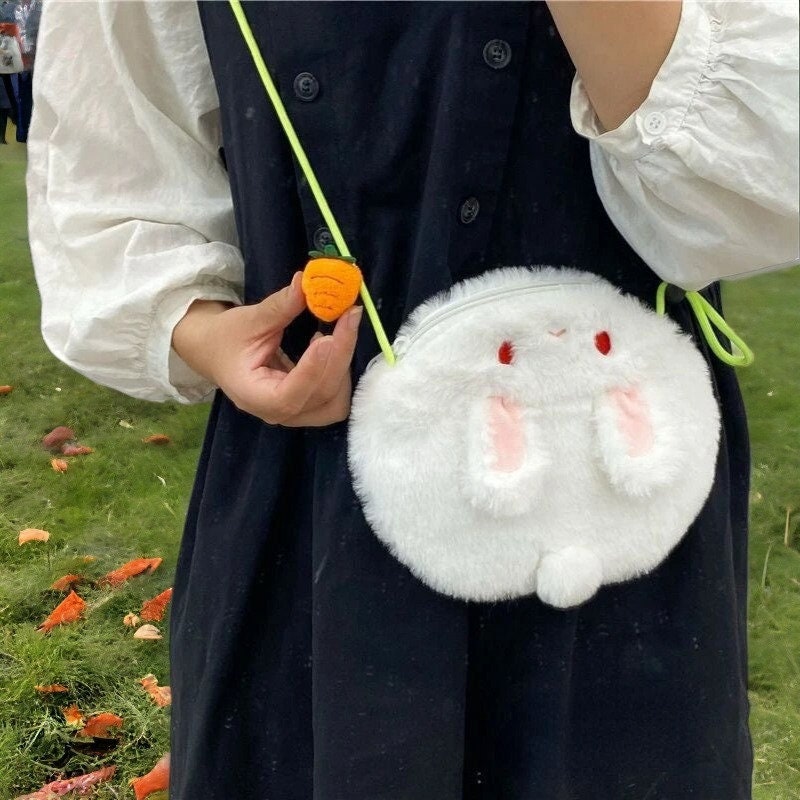 Fluffy, Fuzzy, Soft, Plush Cartoon Duck Design Cute Shoulder Bag Plush  Crossbody Bag For Girls, Women, College Students, Rookies & White-collar  Workers For Work, Office, Commute, For Autumn & Winter, Warm Winter