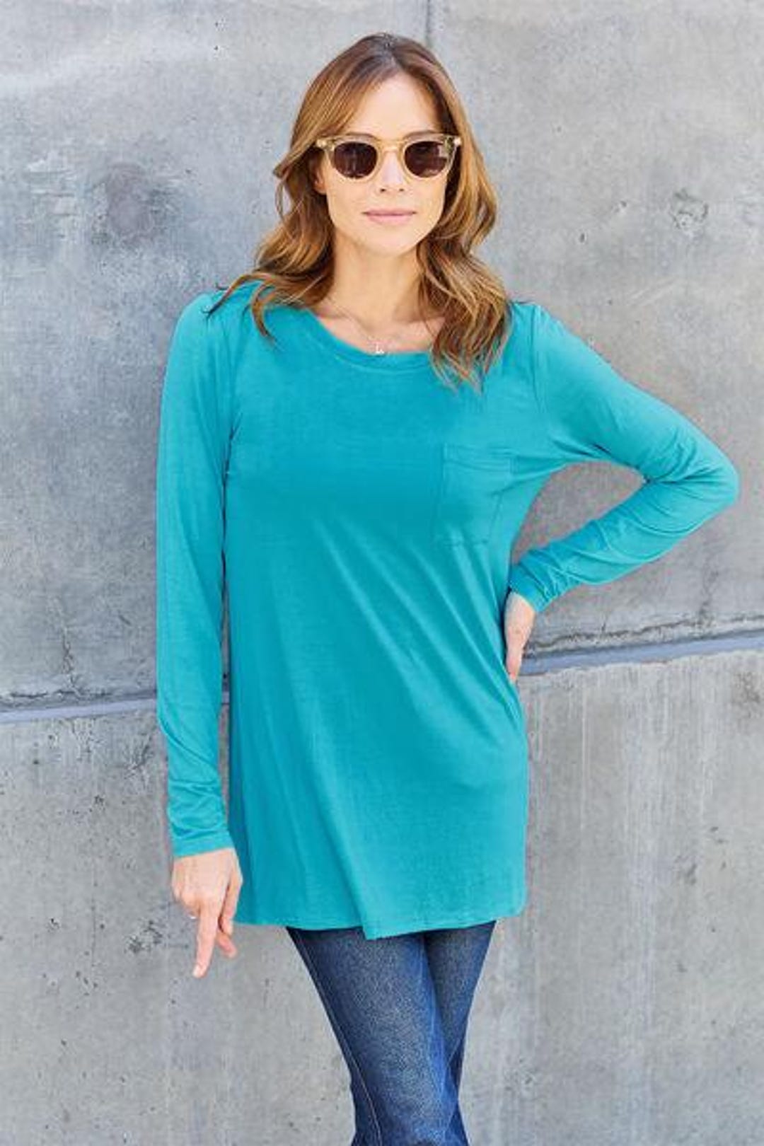 Basic Bae Full Size Round Neck Long Sleeve Bodysuit main image 1