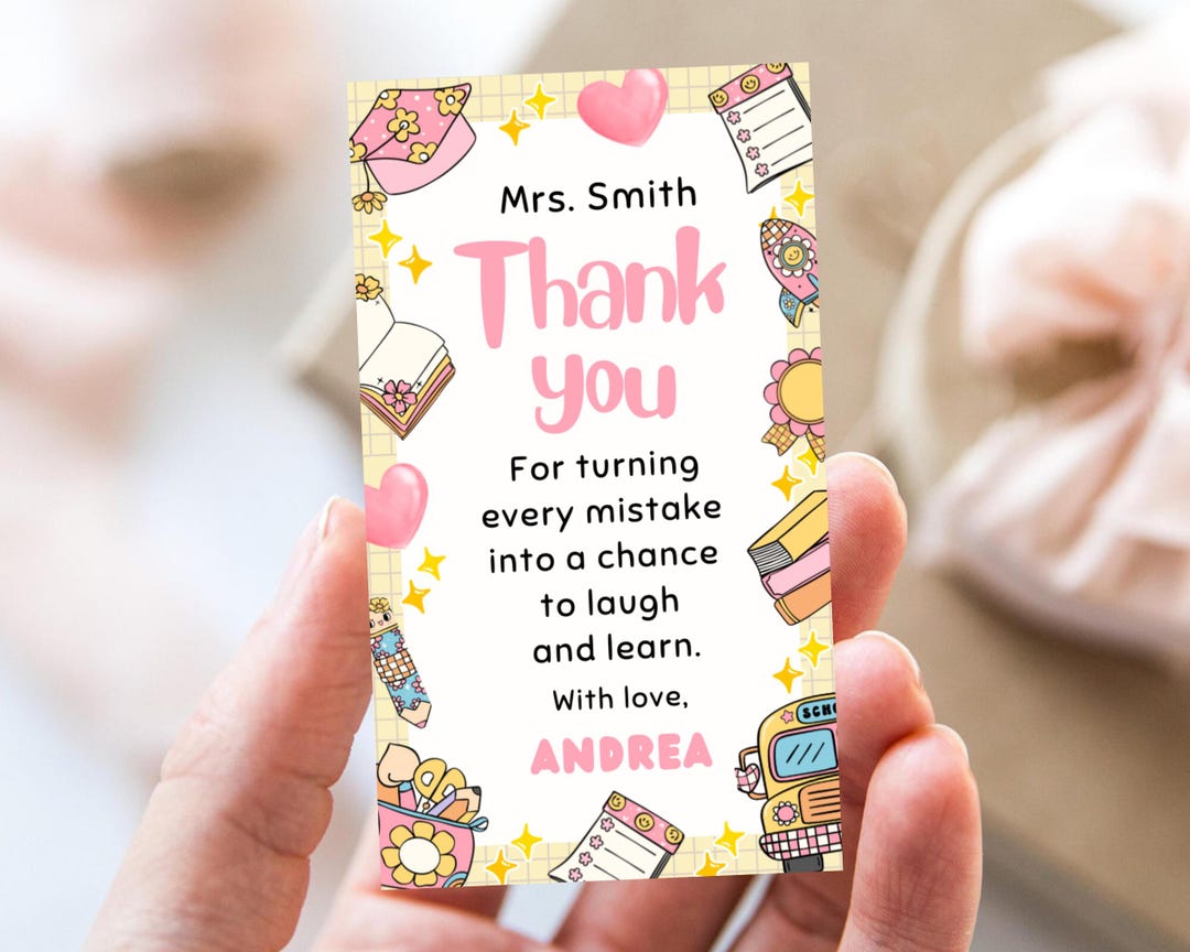 Printable Teacher Appreciation Gift Tags (digital Download) - Etsy