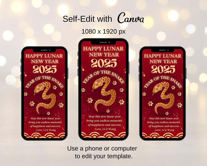 Happy Chinese New Year's Video Card, Animated Happy Chinese New Lunar