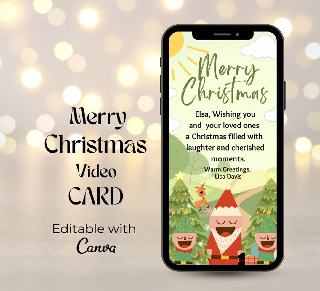 Merry Christmas Video Card 