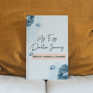 Journal et agenda de FIV de donneuse Carnet de fertilité personnalisé Cadeau de FIV personnalisé Calendrier personnalisé de don d'ovules Cadeau persFor elle