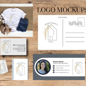 Real Estate Logo Editable Template - Instant Digital Download - Real Estate Branding