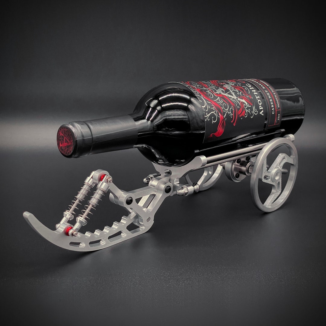 Mechanical Chariot Wine Bottle Holder Modern Tabletop Bottle Etsy