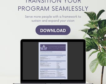 Vorlage für einen Programmübergangsplan