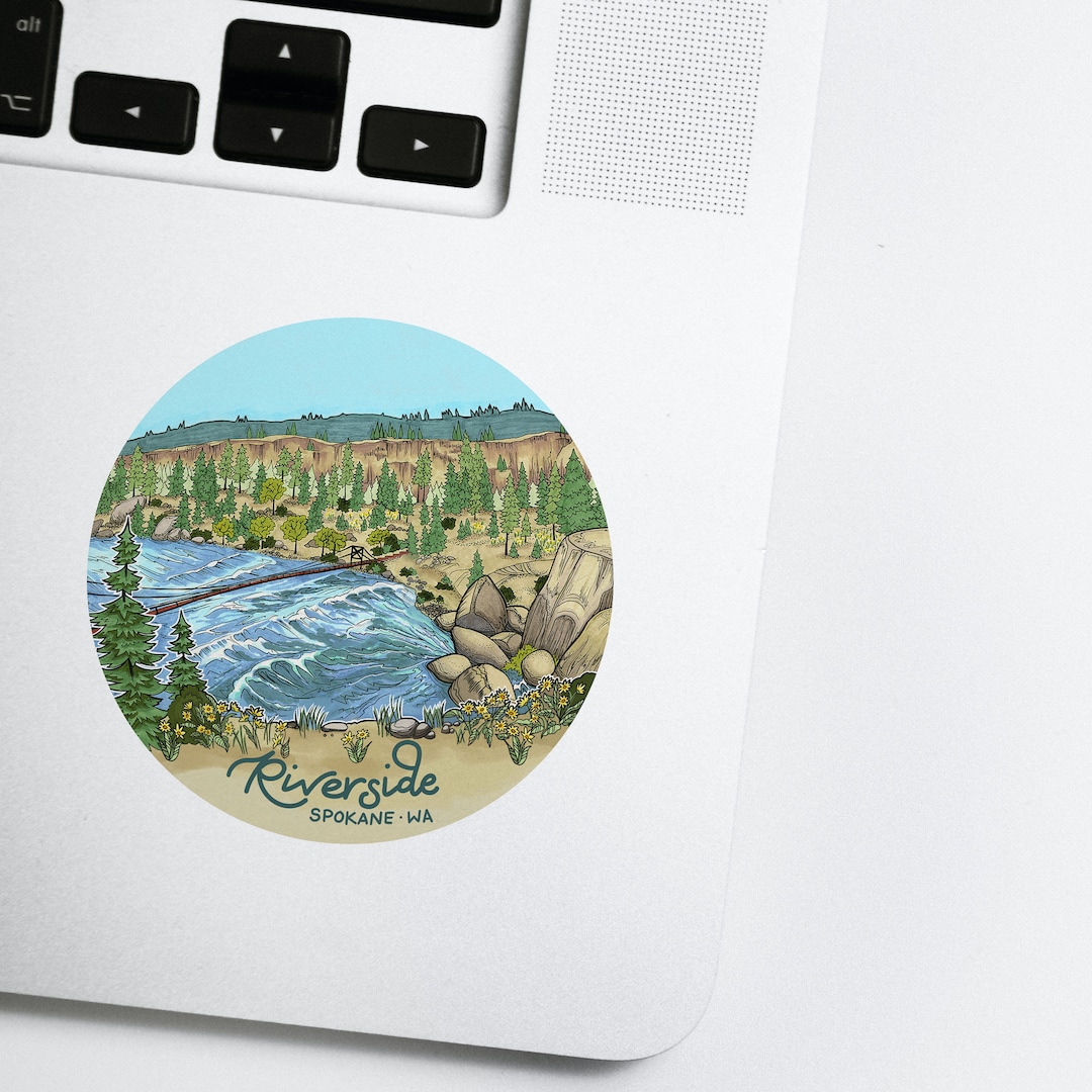 Spokane Sticker Riverside Spokane Sticker - Etsy