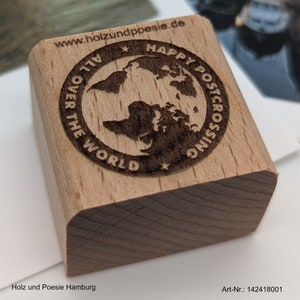 Francobollo "Happy Postcrossing - In tutto il mondo"