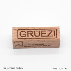 Stempel "Grüezi"