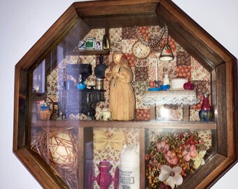 Vintage Shadowbox display case