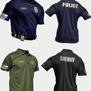 Custom First Responder Tactical Polo Shirts