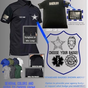 Custom EMT EMS EMR First Responder Tactical Short-sleeve Polo Shirts - Etsy