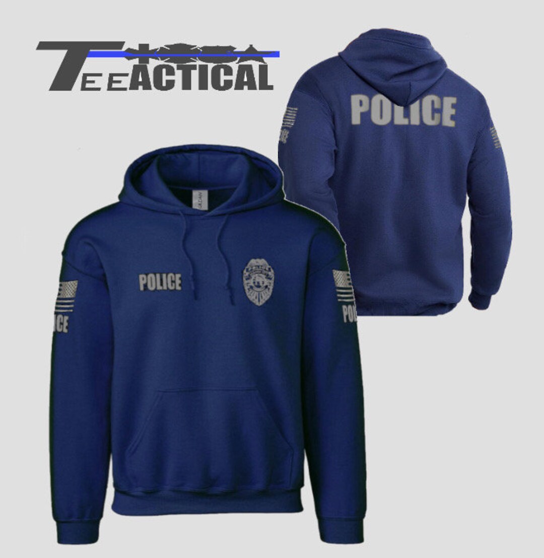 Custom police sweatshirt deals