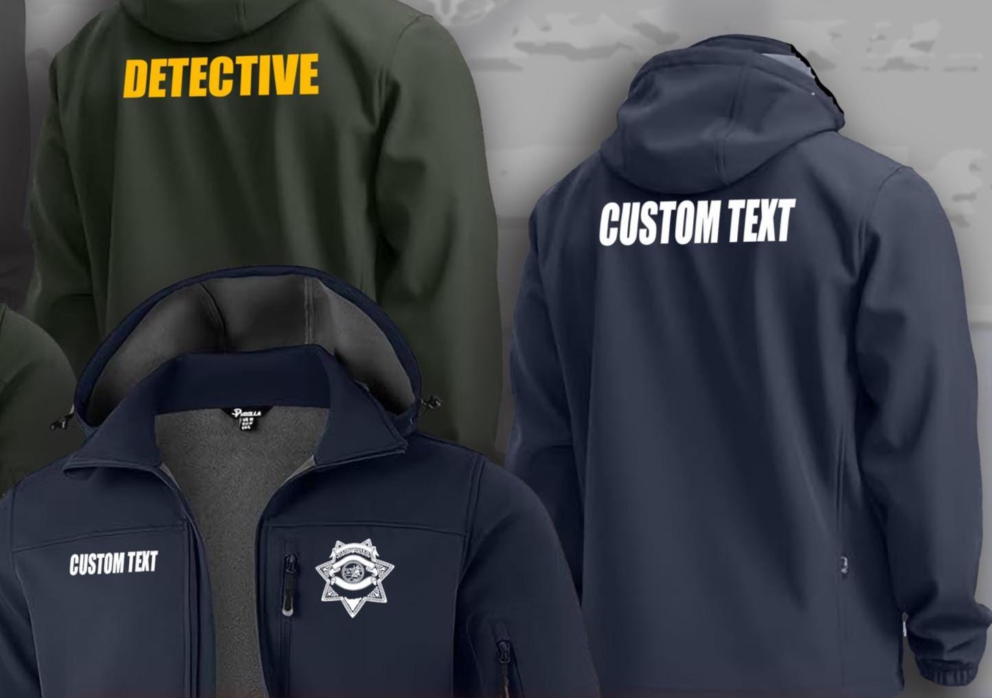 Customizable Softshell Jacket for 1st Responders! - Etsy
