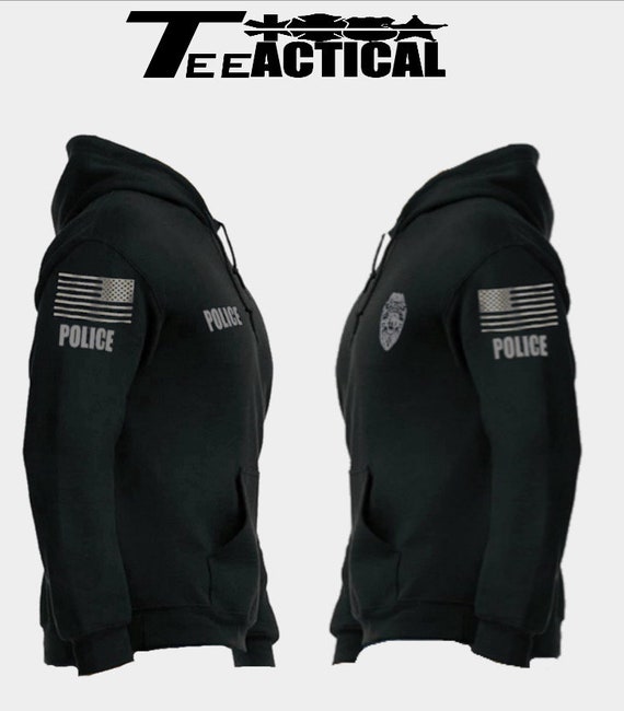 Custom police sweatshirt hotsell