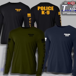 POLICE K9 Active Moisture Wicking Long Sleeve