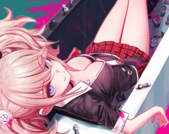 Danganronpa Junko Enoshima Bloodbath Premium Gloss Poster