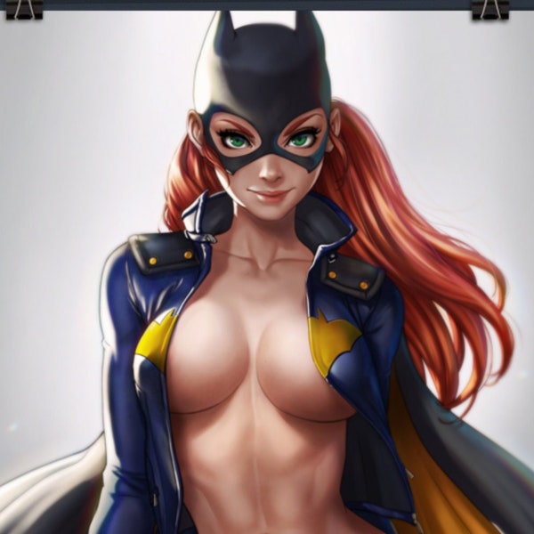 Sexy Batgirl Comic Premium Gloss Poster