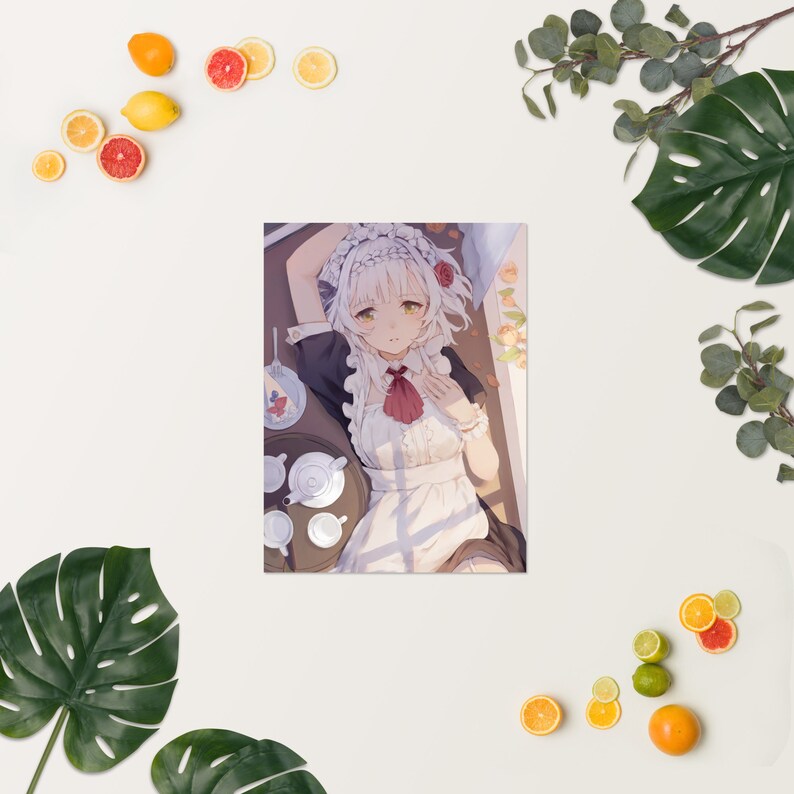 Genshin Impact Water Color Aesthetic Noelle Premium Gloss Poster - Etsy