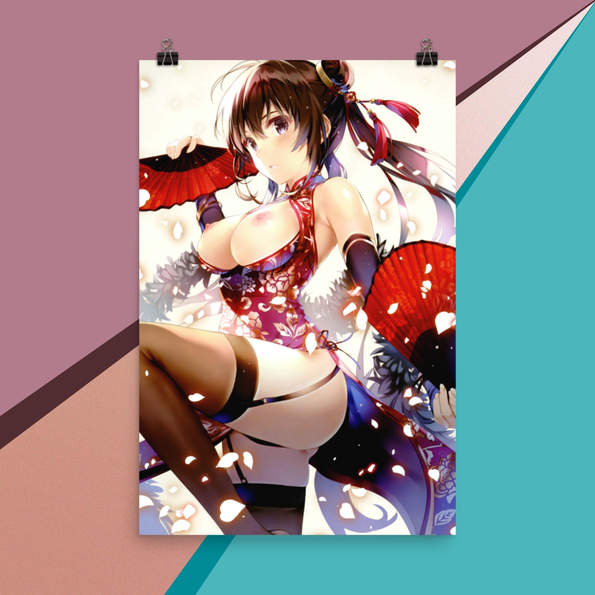 Anime Girl Poster, Sexy Anime Girl Poster, Erotic Poster, Erotic Art