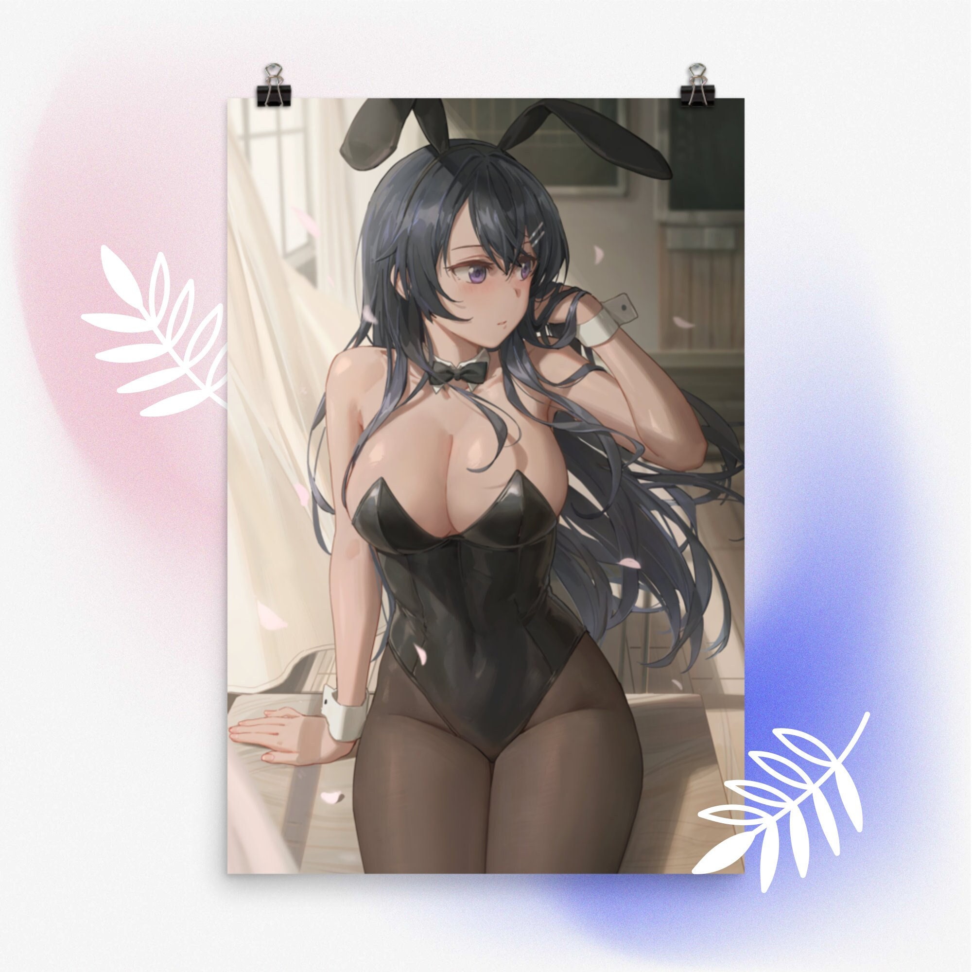 Rascal Does Not Dream of Bunny Girl Senpai (Seishun Buta Yarou wa Bunny  Girl Senpai no Yume wo Minai) Anime Fabric Wall Scroll Poster (32x45)  Inches