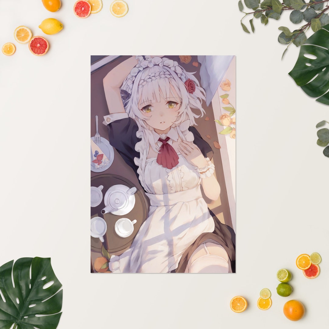 Genshin Impact Water Color Aesthetic Noelle Premium Gloss Poster - Etsy