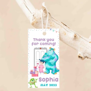 Editable Monsters Inc Boo Birthday Invitation, Canva Template, Mobile ...