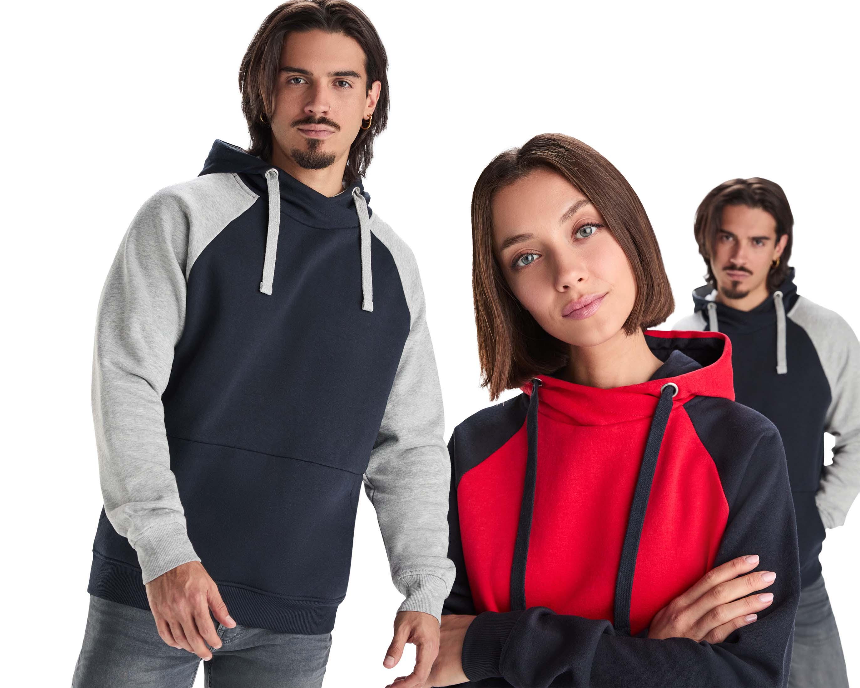 新作LON TWO SIDE SWEATSHIRT#03 Unisex Two-tone Hoodie – Raglan Sleeve Sweatshirt, Soft Fleece