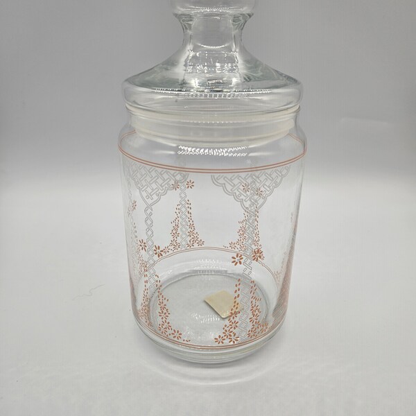 VINTAGE Mehltopf aus Glas