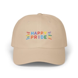 Rainbow Pride Dad Cap: LGBTQ Pride Baseball Hat
