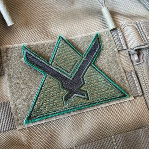 Halo Reach Patch - Subdued Green Noble Six Logo for Camouflage OCP BDU ACU Uniforms or Paintball Armors Backpacks Jackets