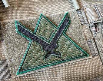 Halo Reach Patch - Subdued Green Noble Six Logo for Camouflage OCP BDU ACU Uniforms or Paintball Armors Backpacks Jackets