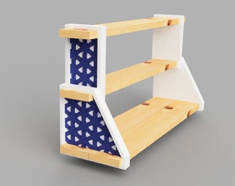 Craft Show Shelving 3D Print (Geometric Pattern 1)